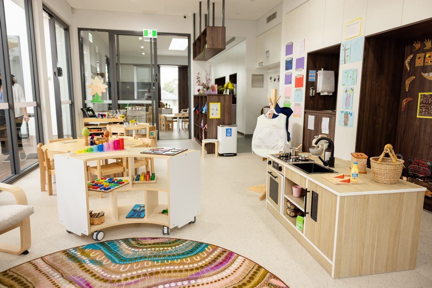 Bright indoor play space